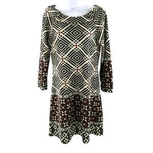 NWT Axyeh Womens Boutique Longsleeve Dress Size L